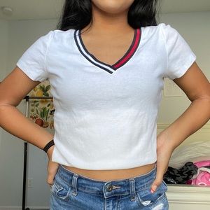 tommy hilfiger v neck top
